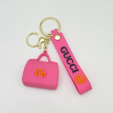 Gucci bag keychain – barbie pink