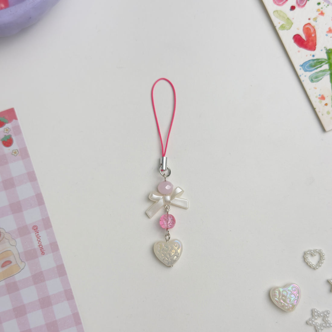 Heart Glaze Charms β¨