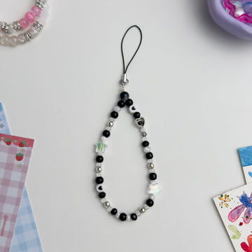 Black STAR-GIRL Phone Charm
