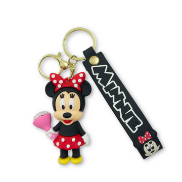 Minnie Mouse Keychain β Polka Dot Edition