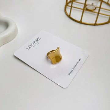 Dune Wave Sculpt Ring