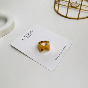Luna Wave Sculpt Ring