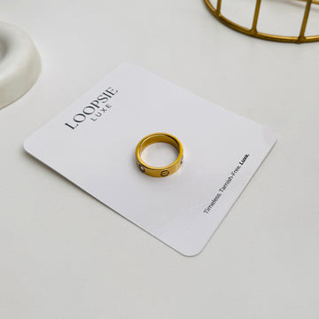Luxe Bolt Band Ring
