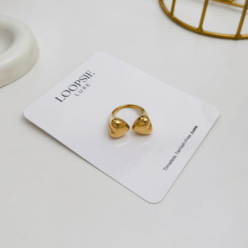 Sculpt Heart Ring