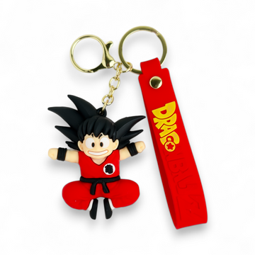 Kid Goku Red Suit Keychain
