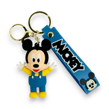 Mickey Mouse Keychain – Blue Overalls Edition