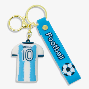 Sky Stripes Jersey Keychain