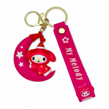 My Melody Moon Kiss Keychain