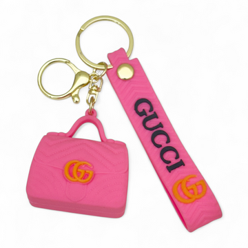 Gucci bag keychain – barbie pink