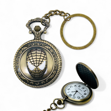 Spider-Man Vintage Pocket Watch Keychain