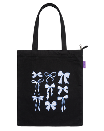Blue Bows – Black