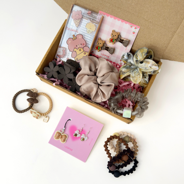 Loopsie JoyBox – Cocoa Bear Edition | Brown Gifting Hamper for Girls