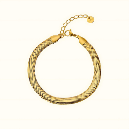 Golden Serpent Luxe Bracelet