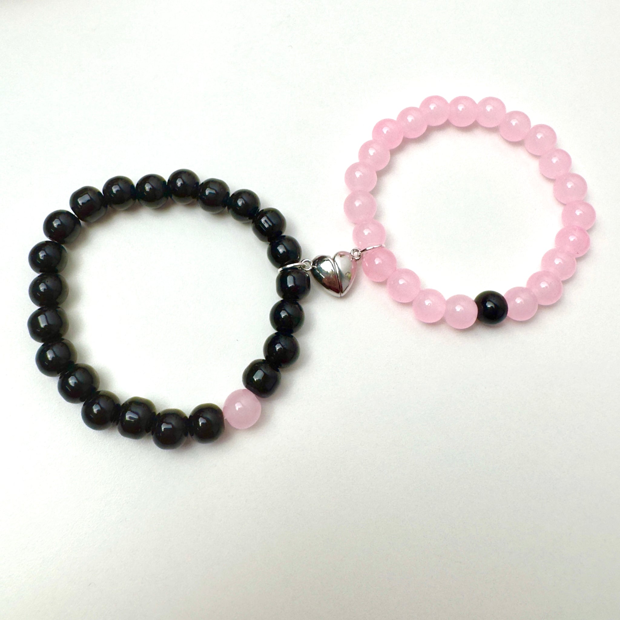 Black Pink Duo Bracelets