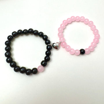 Black Pink Duo Bracelets
