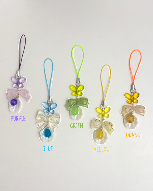 Crystal Butterfly Charm