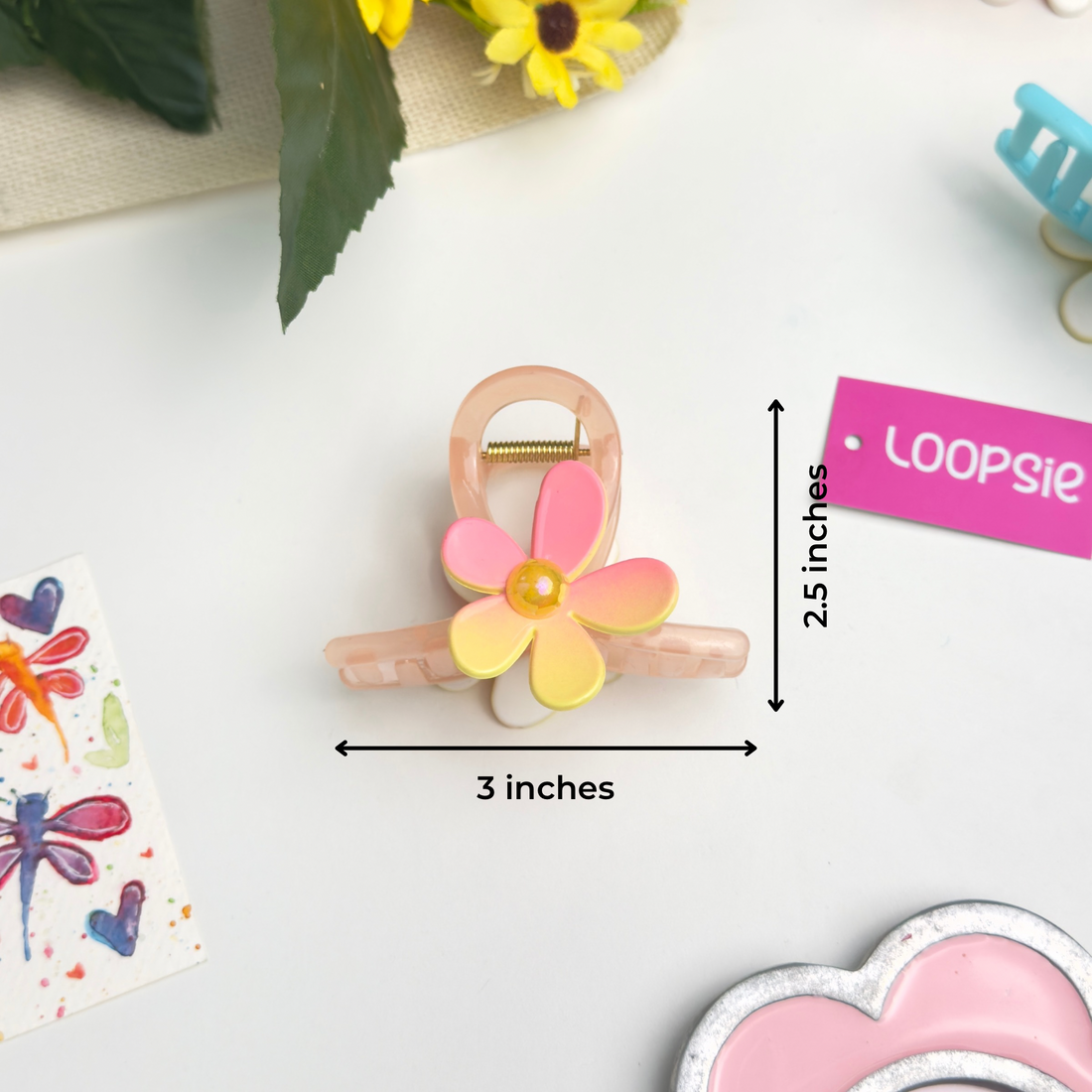 Daisy Daze Claw Clip