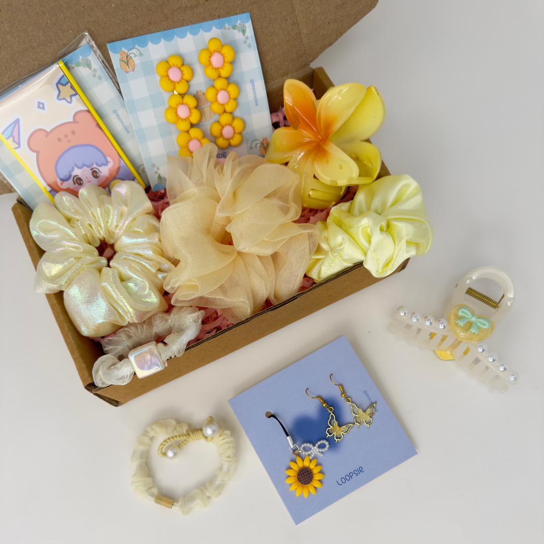 Loopsie JoyBox – Sunbeam Edition | Yellow Gifting Hamper for Girls