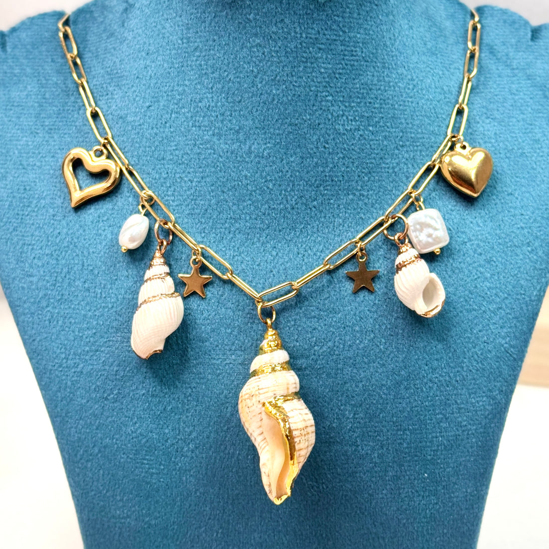 Celestial Shores Charm Necklace