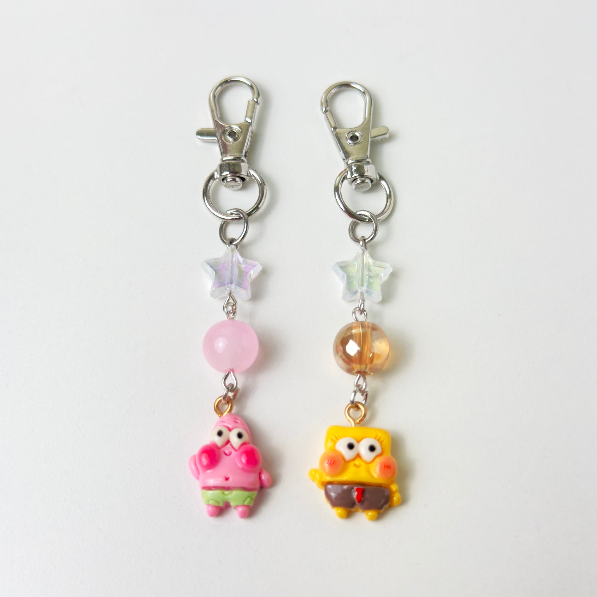 Patrick & SpongeBob Charms