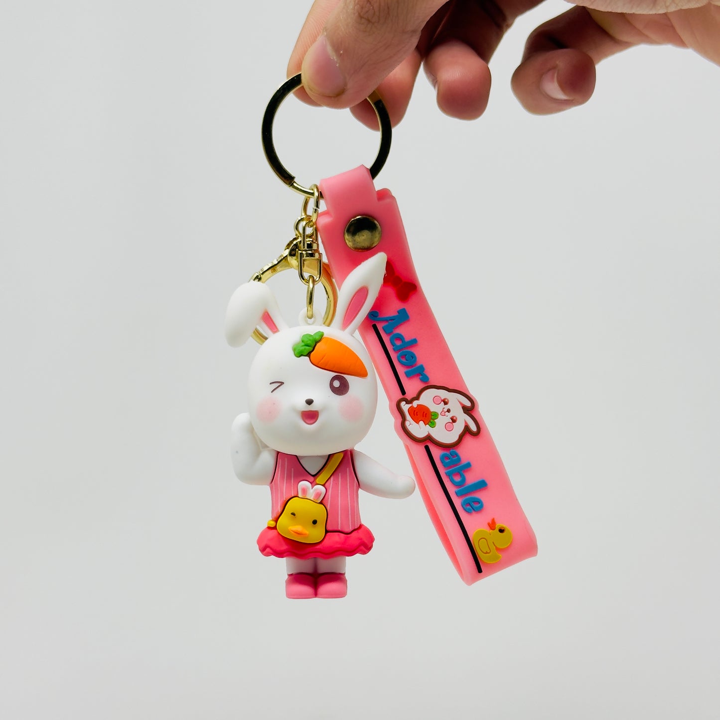 Adorable Bunny Keychain