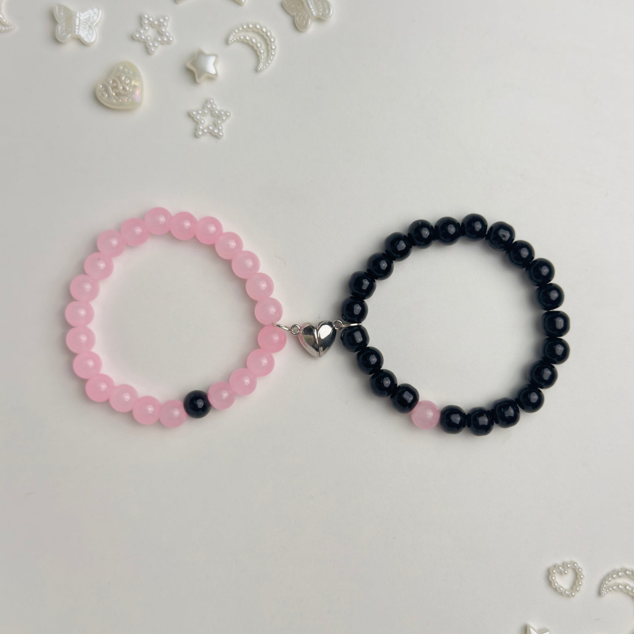 Black & Pink Bracelets