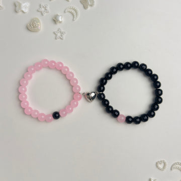 Black & Pink Bracelets