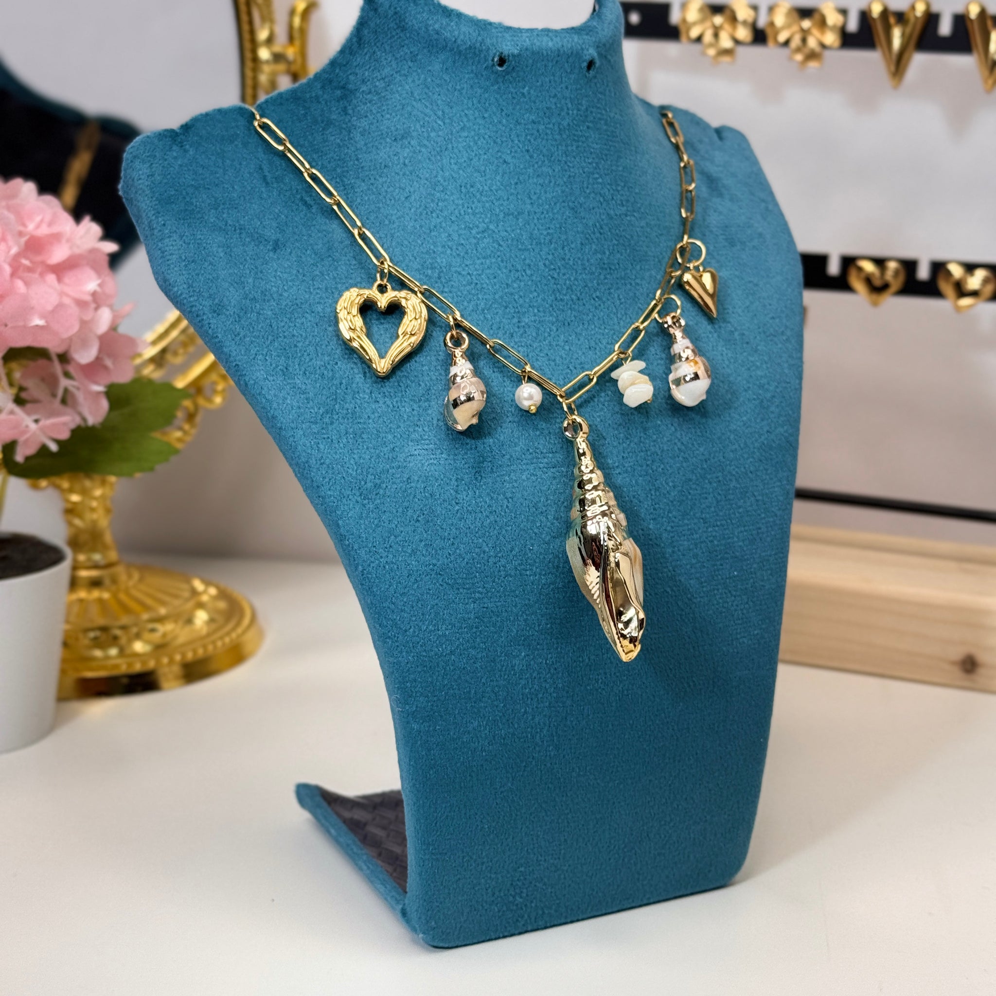 Seaside Love Charm Necklace