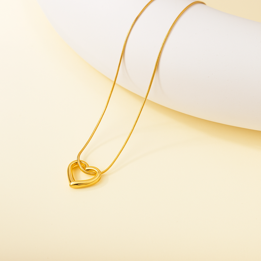 Open Heart Necklace