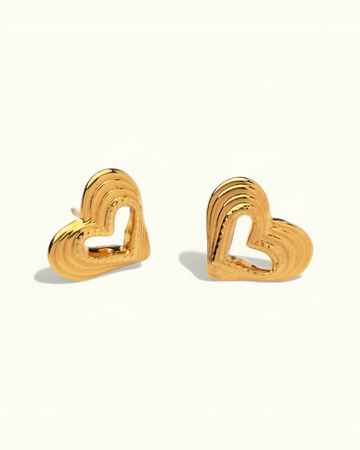Ethereal Heart Studs