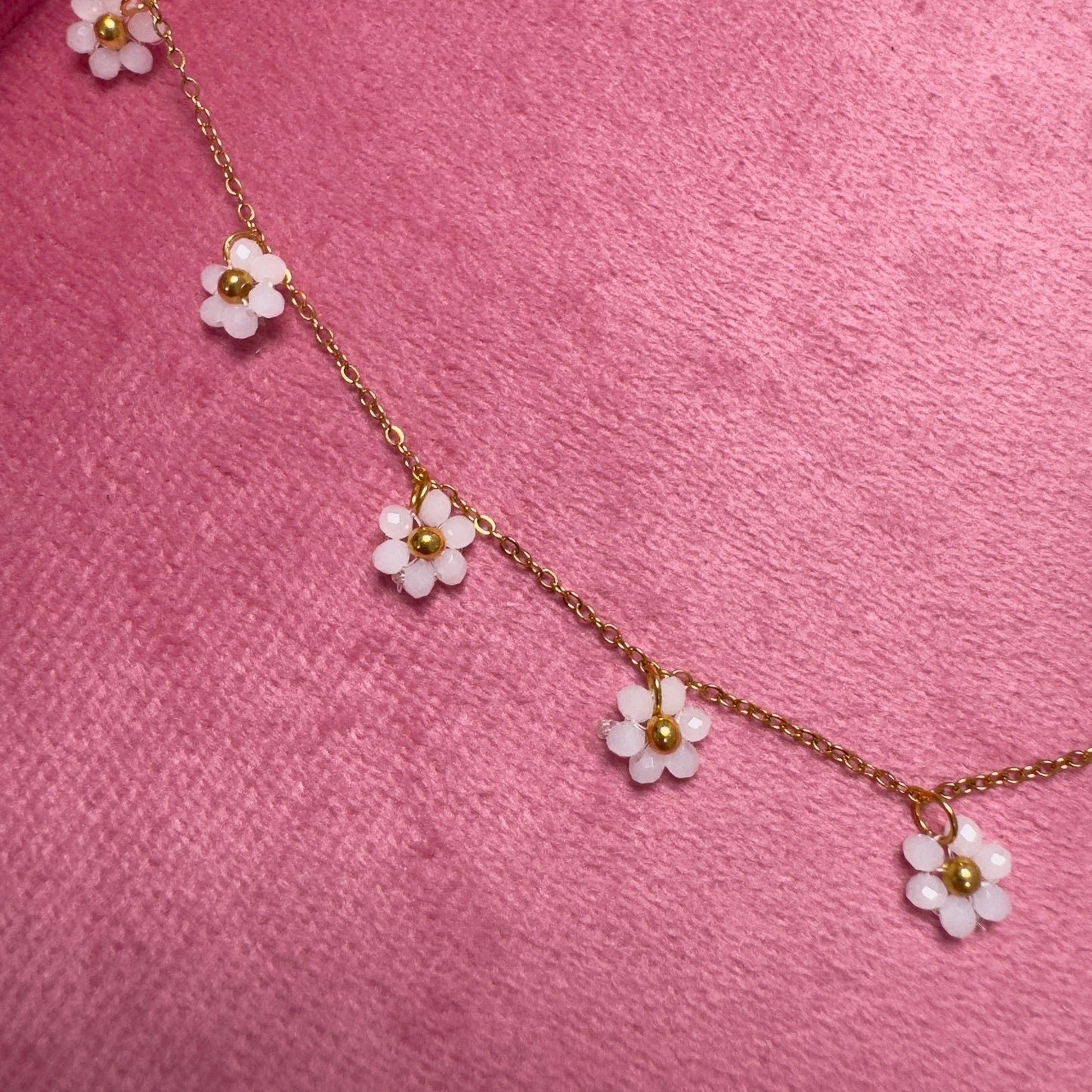 Golden Daisy Necklace