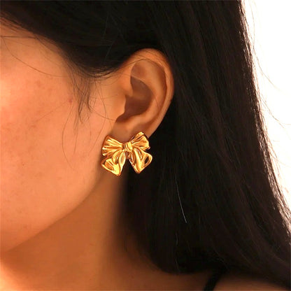 Belva Bow Studs