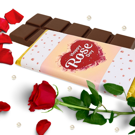 Rose Day Milk Chocolate Bar