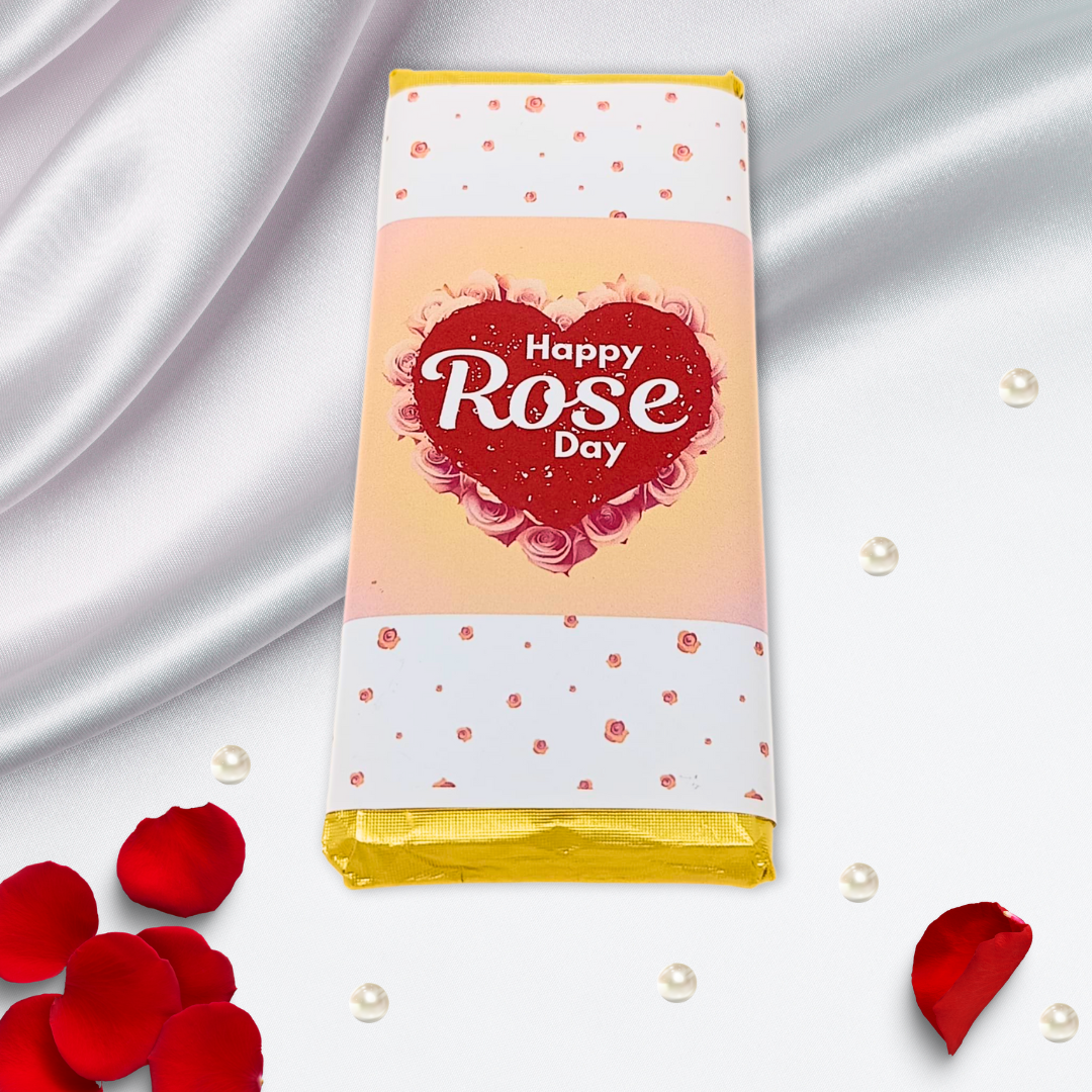 Rose Day Milk Chocolate Bar