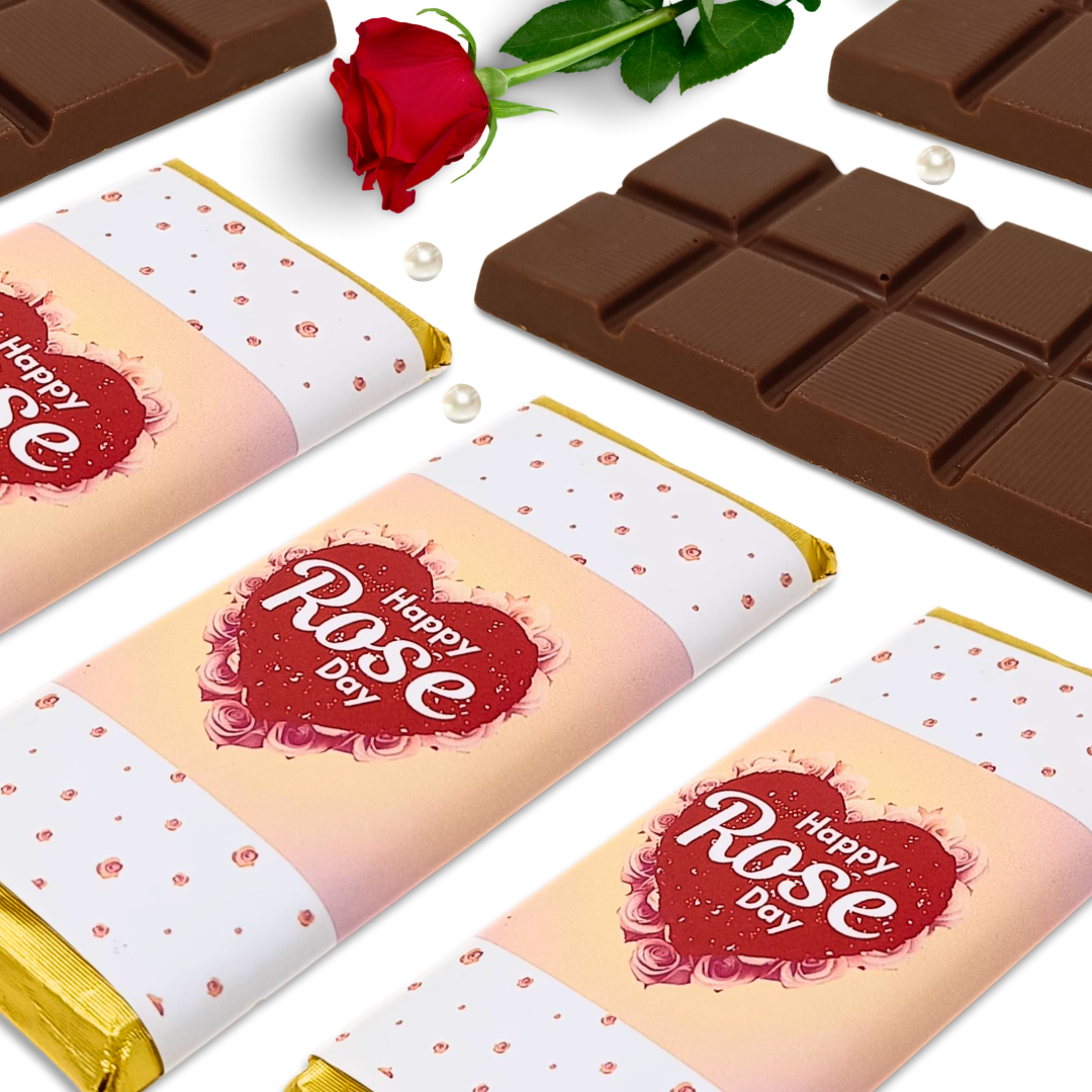 Rose Day Milk Chocolate Bar