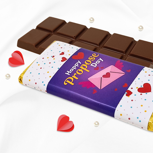 Propose Day Milk Chocolate Bar – Sweeten the Moment of Love