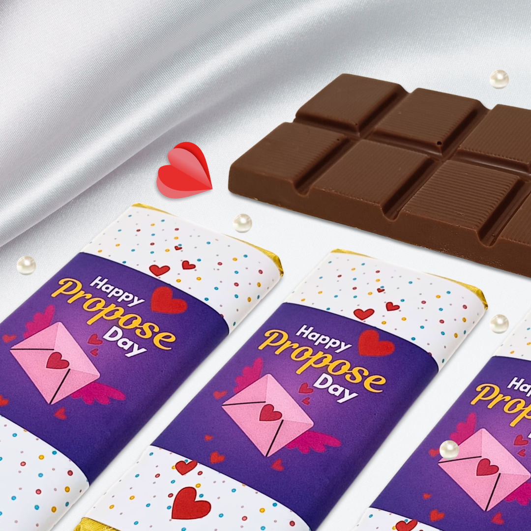 Propose Day Milk Chocolate Bar – Sweeten the Moment of Love