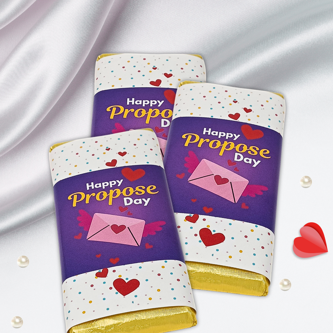 Propose Day Milk Chocolate Bar – Sweeten the Moment of Love