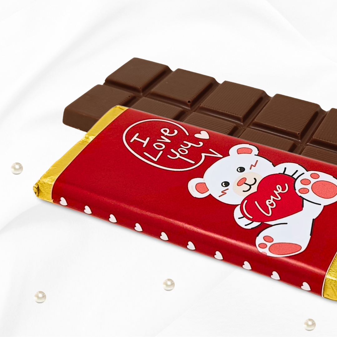 I Love You Valentine's Day Chocolate Bar – Teddy Love Edition