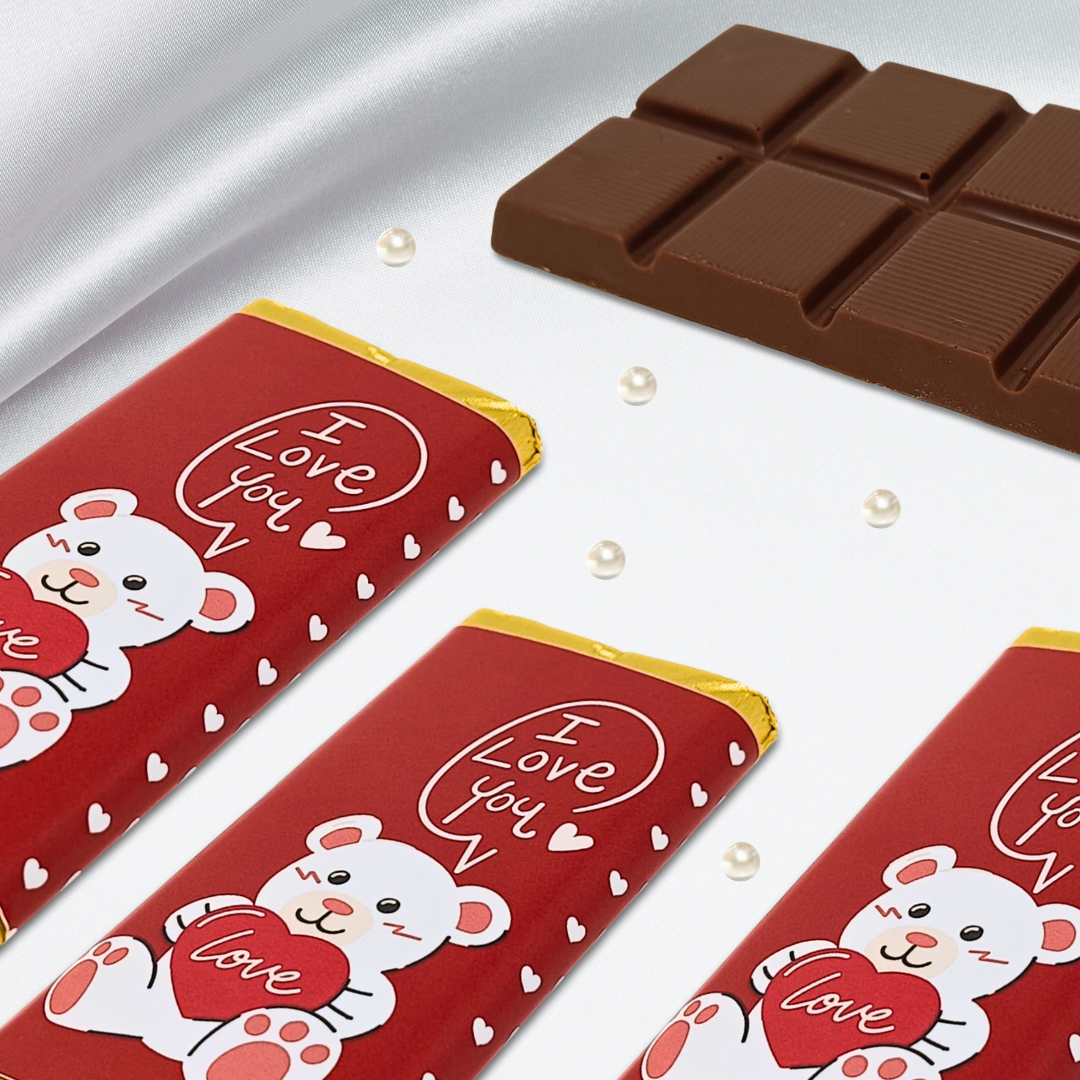 I Love You Valentine's Day Chocolate Bar – Teddy Love Edition