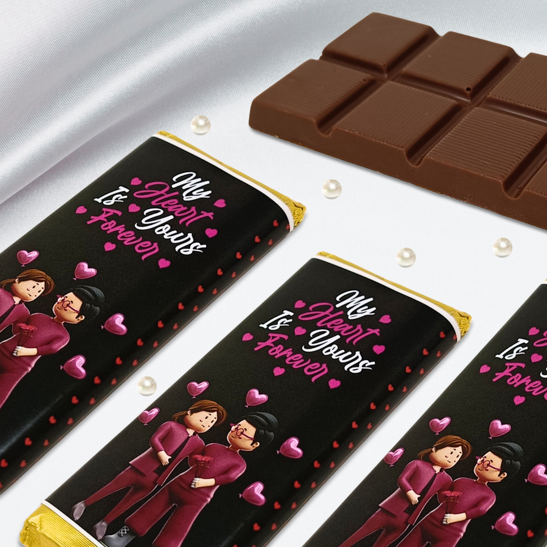 "My Heart is Yours Forever" Valentine's Day Chocolate Bar