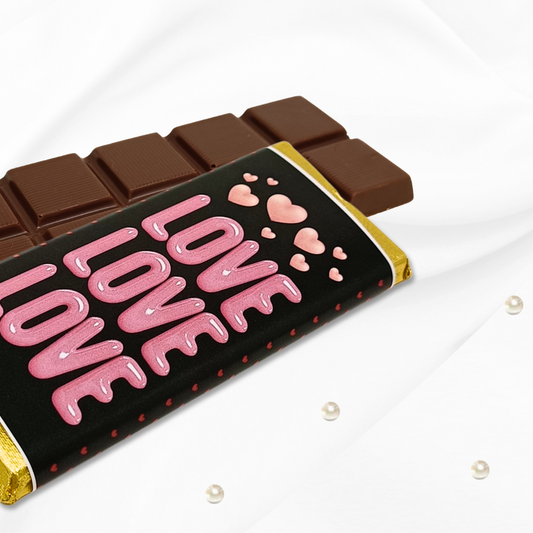 Triple Love Chocolate Bar – Valentine’s Delight