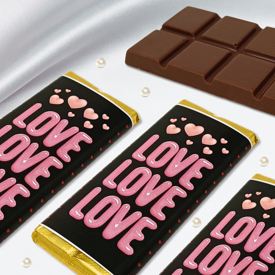 Triple Love Chocolate Bar – Valentine’s Delight