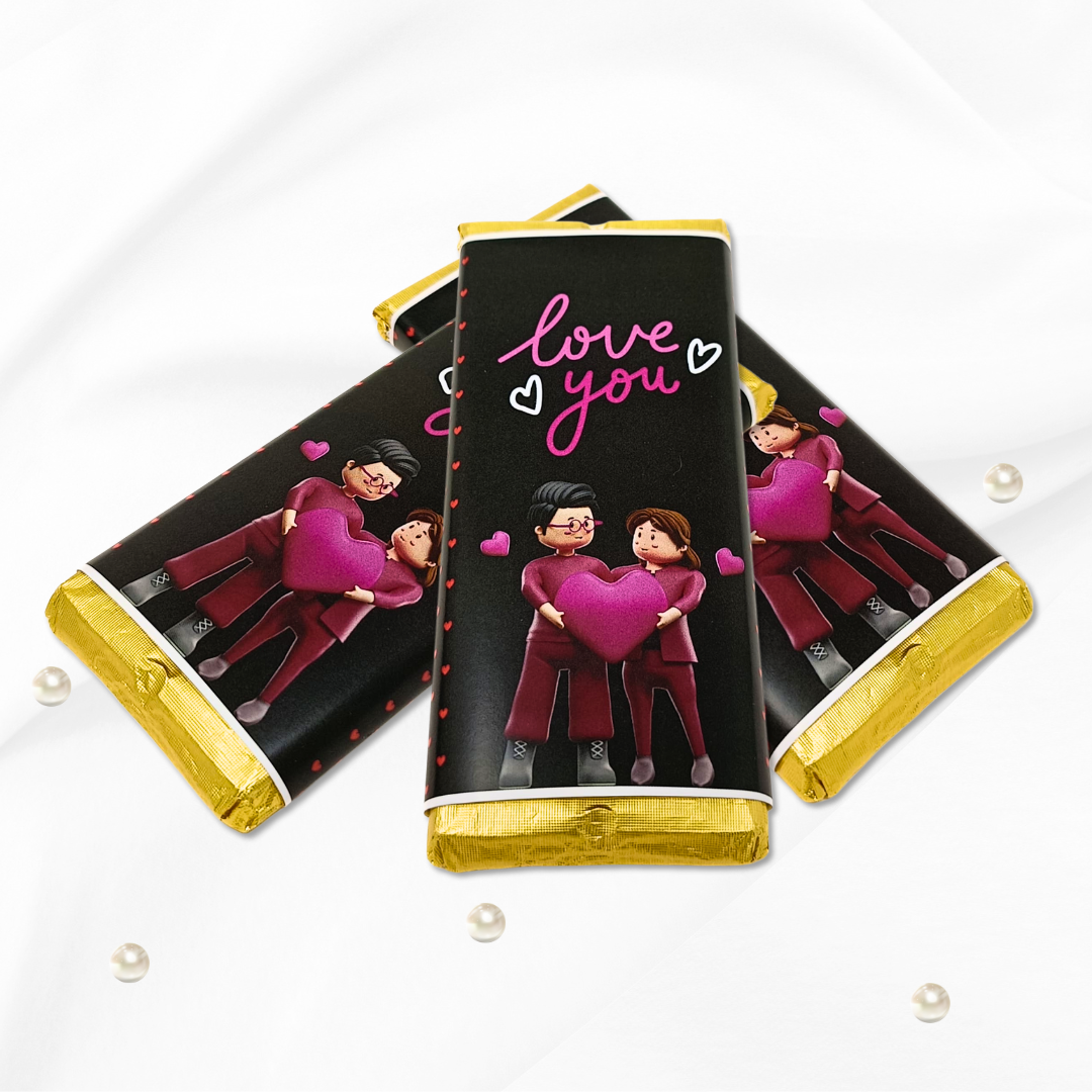 Love You Chocolate Bar – A Sweet Expression