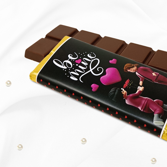 Be Mine Chocolate Bar – A Sweet Proposal