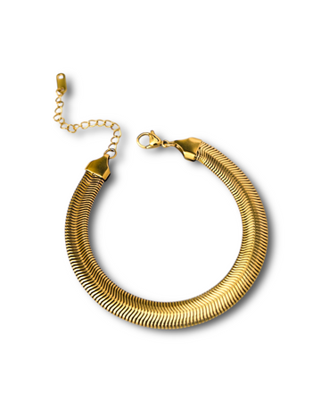 Serena Flat Snake Bracelet