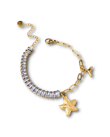 Starfish Crystal Bracelet