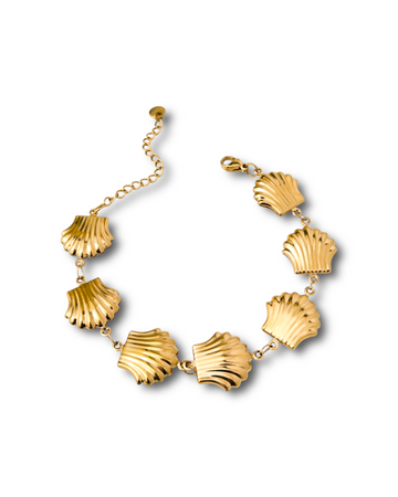 Chunky Shell Charm Bracelet