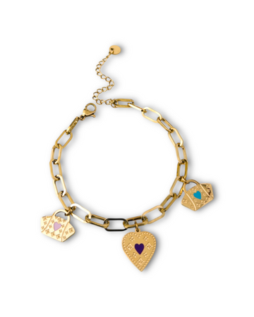 LV Handbag Charm Bracelet