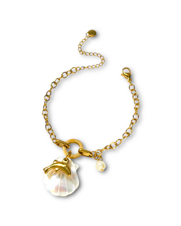 Marina Pearl Dolphin Bracelet